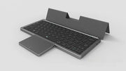 Three-in-one Wireless Bluetooth Touch Pad Wireless Keyboard Leather Sheath Stand Ipad Mobile Phone Universal